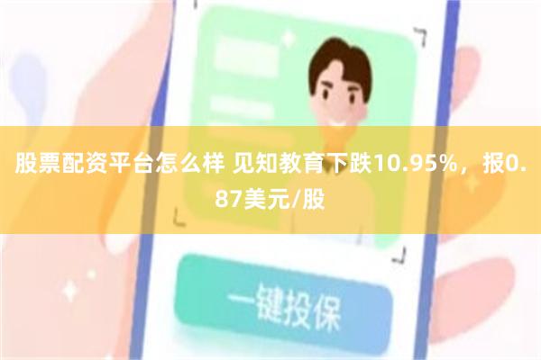 股票配资平台怎么样 见知教育下跌10.95%，报0.87美元/股